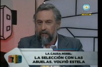 Néstor Busso, seis años después de los 21 Puntos, en el programa 6-7-8 (Captura de TV)