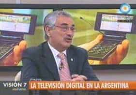 Osvaldo Nemirovsci en Canal 7, en 2010